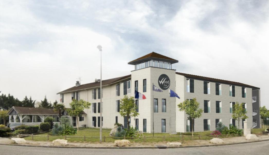 Hotel Wood Inn Bordeaux Aeroport Мериньяк Екстер'єр фото